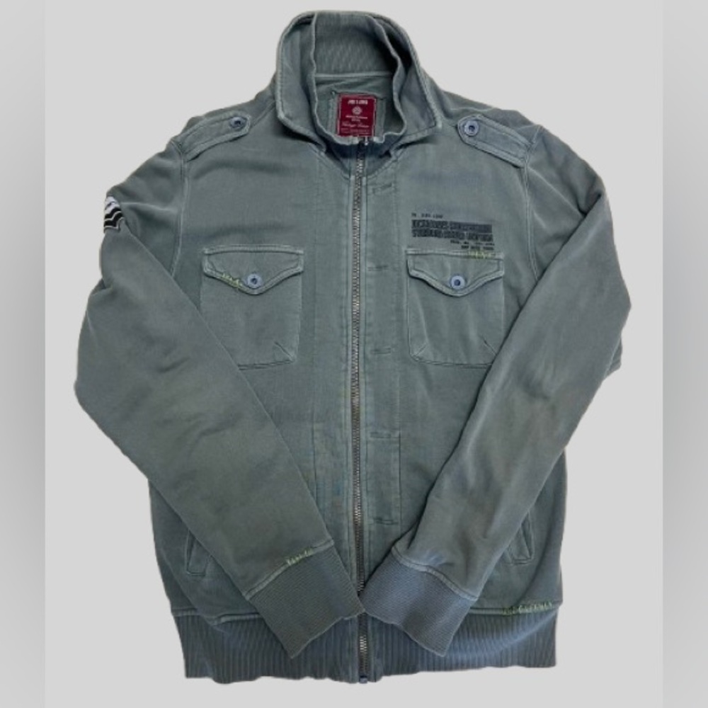 Jack & Jones Olive Military Field Jacket